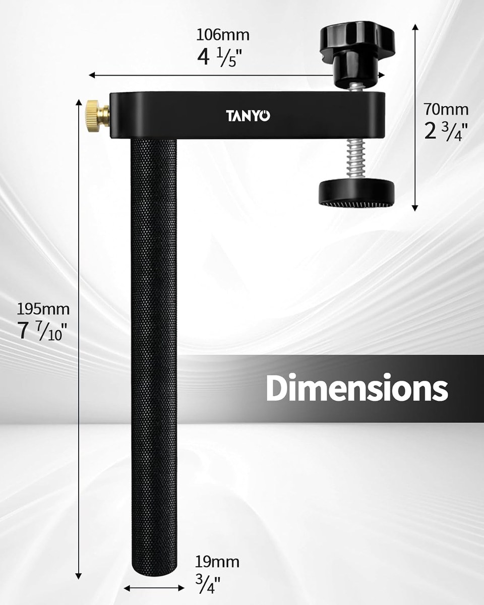 TANYO Bench Dog Clamps, 3/4"