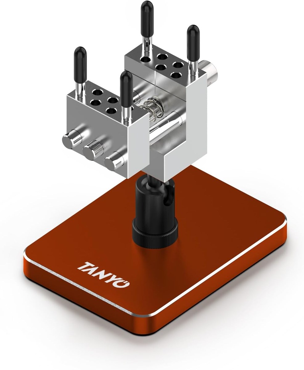 TANYO Mini Bench Vise, 360° Rotating
